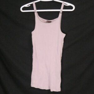 LA SENZA AT HOME | medium | Light Pink Fitted Tank Top | Adjustable Straps